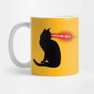 Laser Black Cat Mug